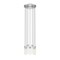 Z-Lite Beau Chandelier, 7-Light, 18 In.W x 12.75 In.H, Brushed Nickel/Clear 740P-7R-BN - alternate 4